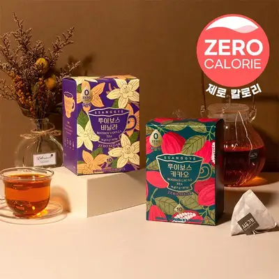 Rooibos Cacao/Vanilla 10 Tea Bags - Choose 1
