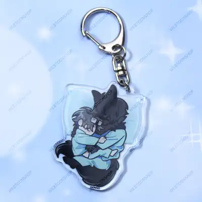 [No Way! Don't You Know? Actually, I Do?!] Anmolsa Couple Keyring 1 Type | Webtoon Keyring