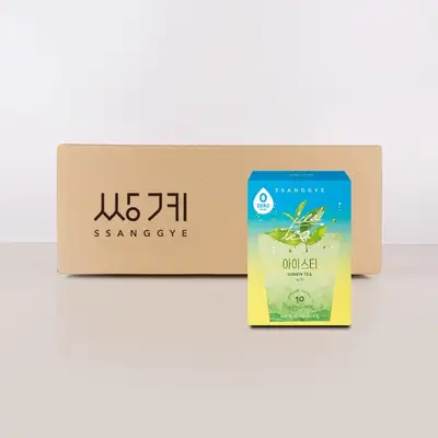Ssanggye Zero Green Tea Iced Tea 10 Tea Bags X 12 Packs