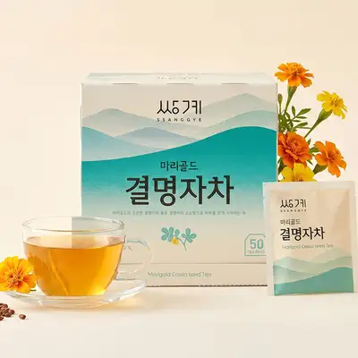Ssanggye Myeongcha Marigold Cassia Seed Tea 50 Tea Bags