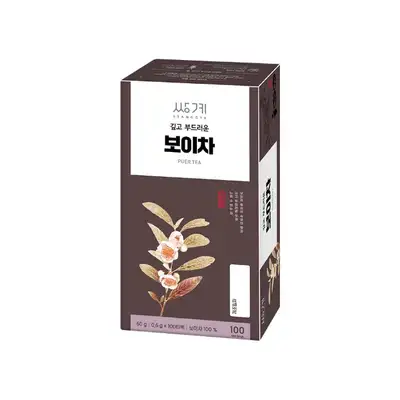 深く滑らかなプーアル茶 100ティーバッグ