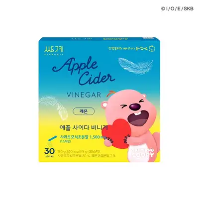 Ssanggye x Zanmanglupi Apple Cider Vinegar Lemon 30 Sticks