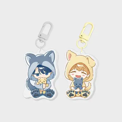 Mother's Friend Chae Heon & Jung Yoon Lenticular Keyring Set of 2