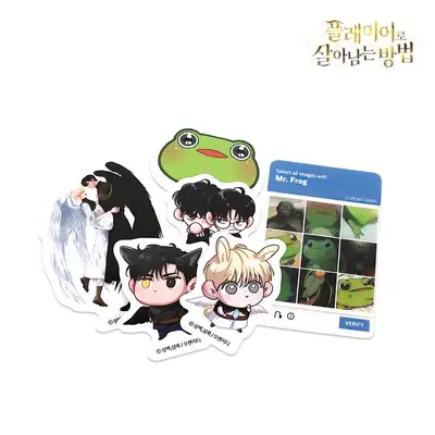 How to Survive as a Player Complete Cut Sticker Set