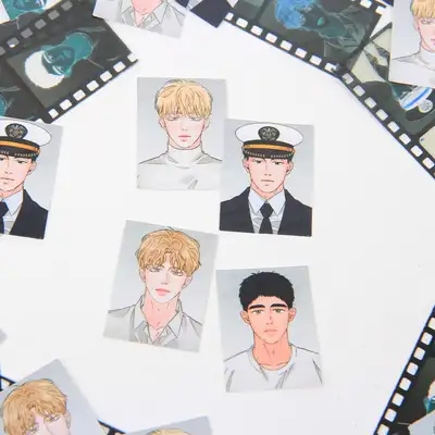 [Golden Fair] Webtoon Shop Photo Studio Half-Card ID Photo 4 Types | Webtoon ID Photo