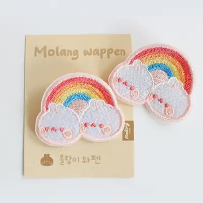 Molang Pink Wa-Pen: Rainbow