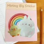 Molang Waterproof Big Sticker: Rainbow — 3