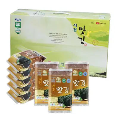 Seocheon Taste Seaweed No. 12 [36 Lunch Box Seaweed Packs]