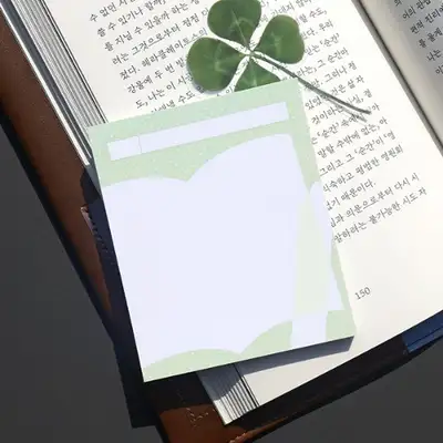 書中句子黏貼便籤紙