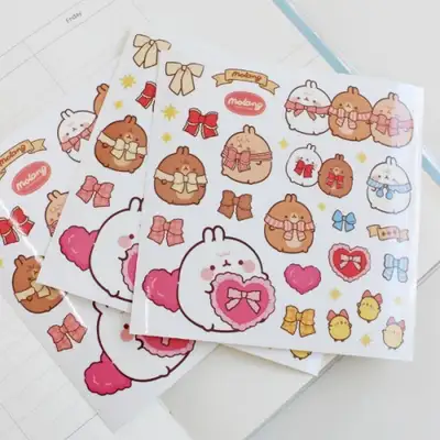Mollang Lovely Ribbon Insta Sticker