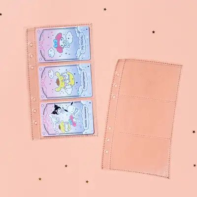 Deco Pocket A6 6孔活頁夾補充頁 [雙面] - 橫3欄