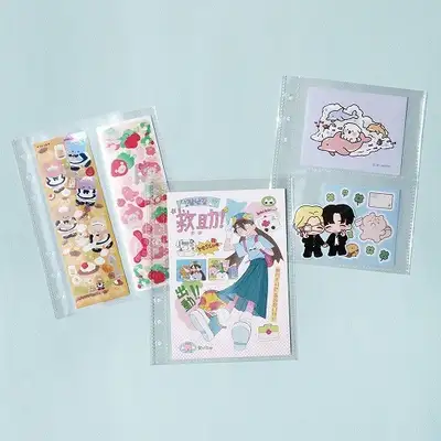 Deco Pocket A6 6-Ring Binder Refill [Double-Sided]