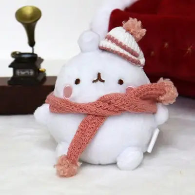 Molang Winter Season Cozy Molang Plush Doll 7cm