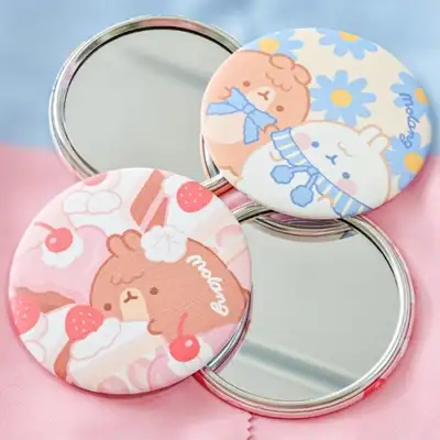 Molang Pastel Round Handheld Mirror