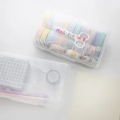 MomoPop Multipurpose Clear Square Storage Case