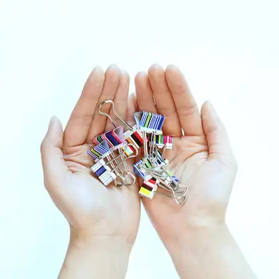 Stripe Double Clip