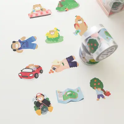 Tear-Off Momo Mate Jeju Roll Masking Tape