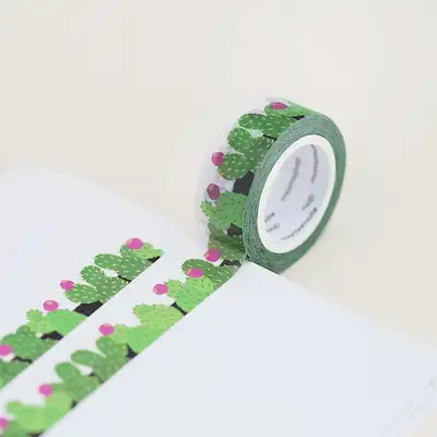 Momomate Jeju Cactus Colony Masking Tape