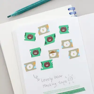 Momomate Lovely Bear Masking Tape