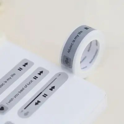 MomoMate Music Widget Masking Tape