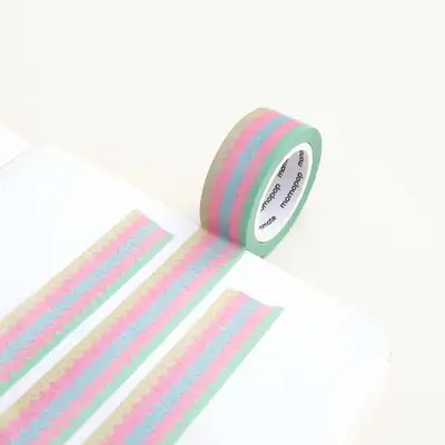 MomoMate Pastel Knit Washi Tape