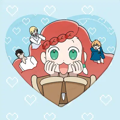 [Barbarian Young-ae] Heart Mouse Pad 1 Type | Webtoon Goods