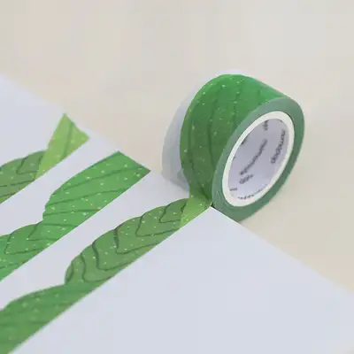Momomate Jeju Serene Green Tea Field Masking Tape
