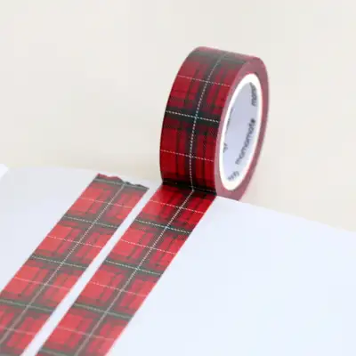 Momomate Tartan Check Masking Tape