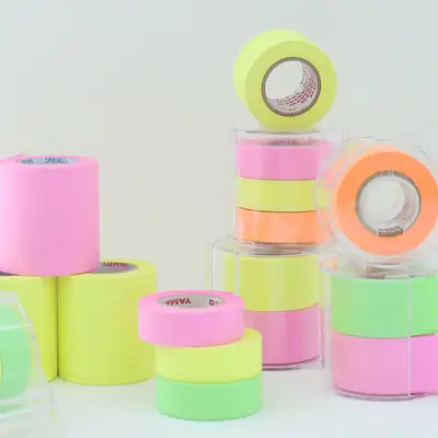 Momopop Memo Roll Adhesive Sticky Notes 50mm 25mm 15mm 36 Types Lime RK-50CH-LI