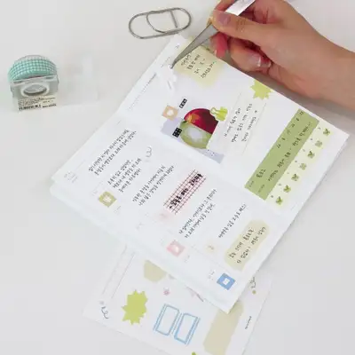 O-CHECK Daily Sticker Pack Book Log