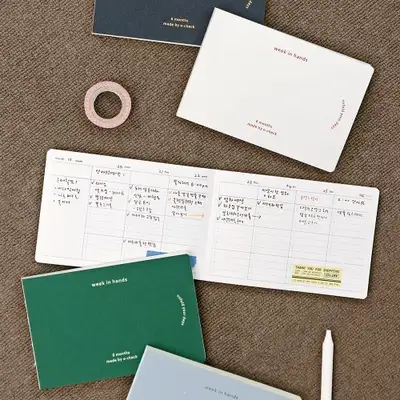 O-CHECK DESIGN GRAPHICS 週間掌上橫式手帳