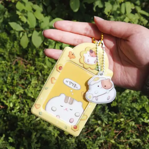 O-CHECK Cute Soft Photocard Holder Keyring — 1