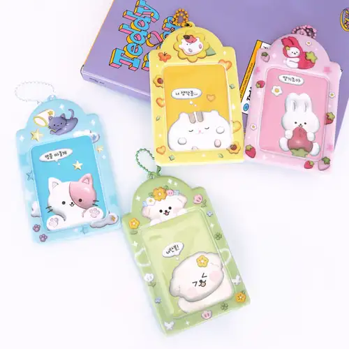 O-CHECK Cute Soft Photocard Holder Keyring — 2
