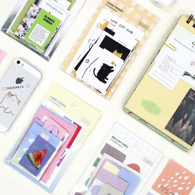 O-CHECK Deco Sticker Pack 4 Types (30 pieces each) Diary and Phone Decoration
