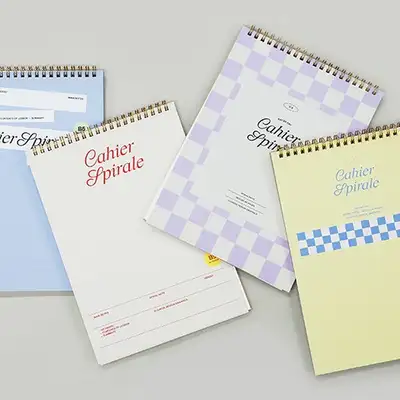 O-CHECK Spring Writing Notebook B5 (4-Section Grid for Math Problems and Wrong Answers)