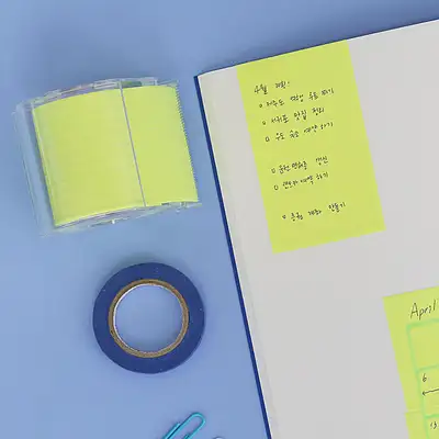 Momo Pop Grid Graph Memo Roll Adhesive Sticky Notes 50mm (2 Types)