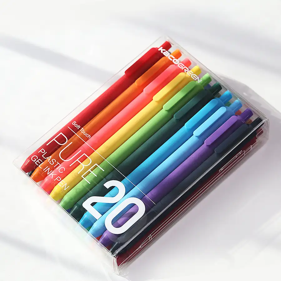 COCO Pure Soft Gel Pen Neutral Pen 20 Color Set — 1