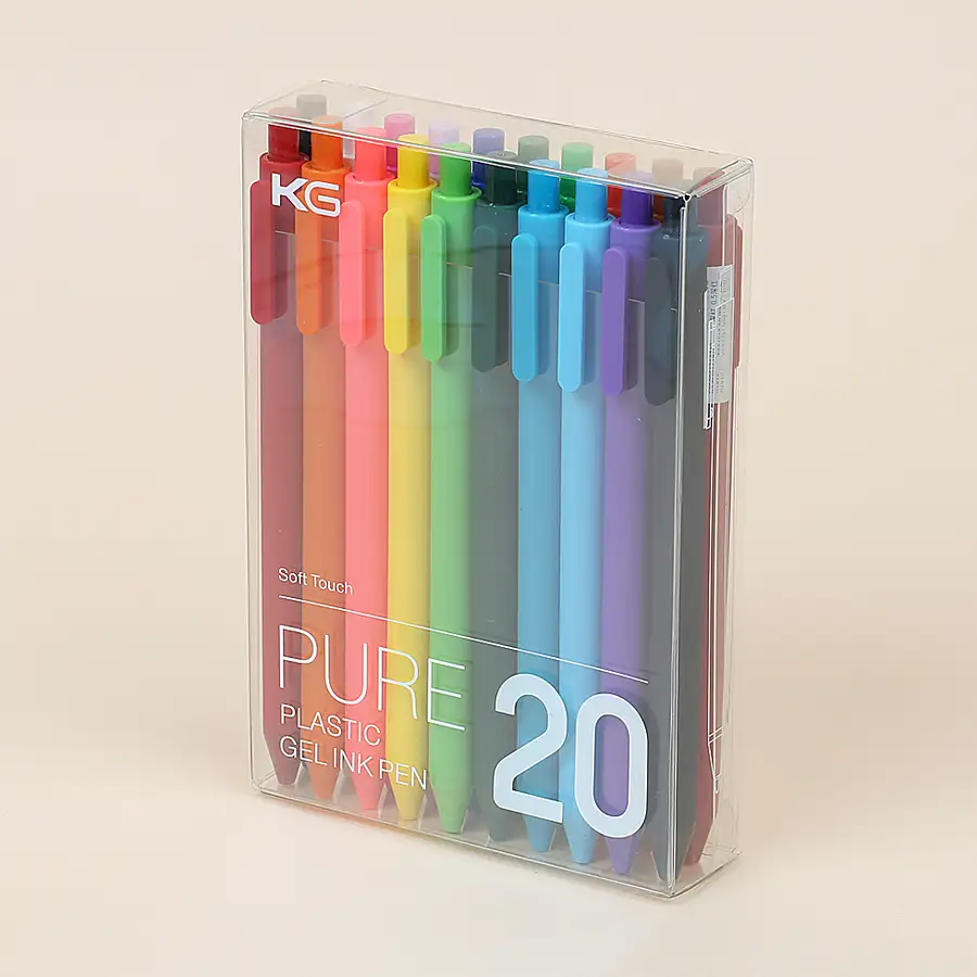 COCO Pure Soft Gel Pen Neutral Pen 20 Color Set — 2