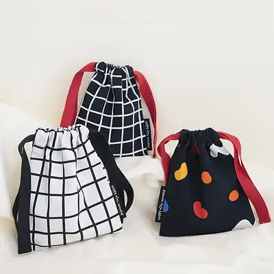 Momopop Mini Fabric Bokjori String Pouch