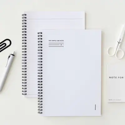 Momo Pop The Simple Spring Line Ruled B5 Writing Notebook