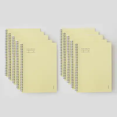 Momo Pop The Simple Spring Note B5 3 Types Cornell Lemon, 10 Pieces