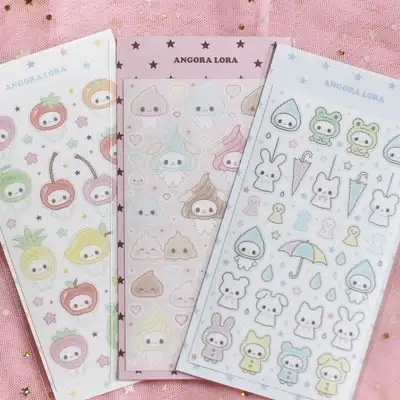 Angora Lola | Fruit Squad/Cream Squad/Teru Teru Bozu Rainy Day Sticker