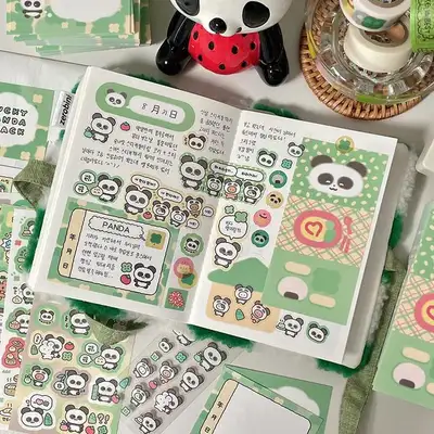 Yoon Gu | Lucky Panda Sticker Package (6 Sheets)
