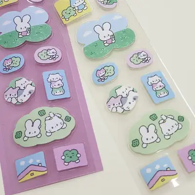 Cat Tea House | Good Fortune Together Transparent Sticker