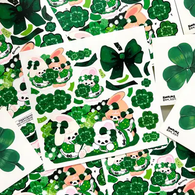 Imtoki | #With Clover Sticker