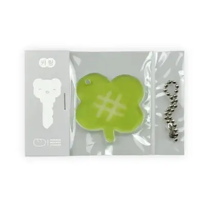 Fuka Fuka Studio | Acrylic Keyring [Melon Bread Clover in Dreams]