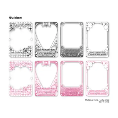 Black Letter | Lucky Series Photocard Frame - Black