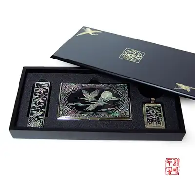 螺鈿事務用品3種セット