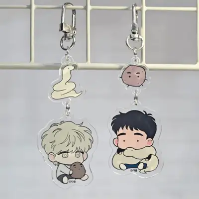 [How to Wear Shoes] Divine Method 2-Tier Dangling Acrylic Keyring 2 Types