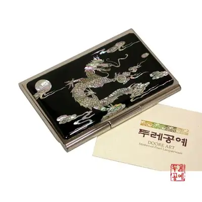 螺鈿名刺入れ[龍]